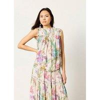 Fatface Elle Tropical Blouse - Cream