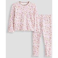 The Very Collection Toddler Girl Ribbed Floral Ditsy Single Pyjama Set