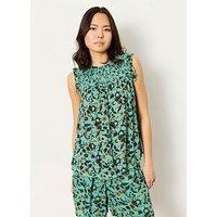 Fatface Elle Batik Blouse - Blue