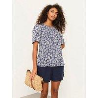 Fatface Lyndy Shells Blouse - Blue