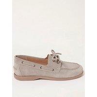 Fatface Womens Boat Shoe Flat - Beige