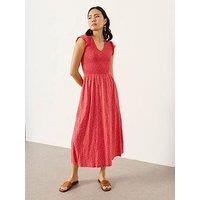 Fatface Demi Jersey Dress - Coral