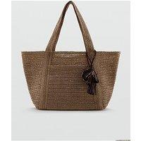 Mango Natural Fibre Tote Bag - Cream