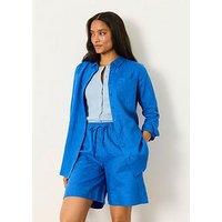 Fatface Olivia Linen Shirt - Blue