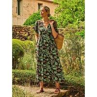 Fatface Remi Batik Midi Dress - Brown