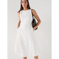 Jdy Tina Midi Ballon Dress - White