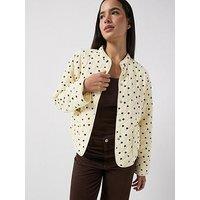 Pieces Rikke Quilted Jacket - Yellow