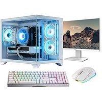 Stormforce Lunar Intel Core I5, 16Gb Ram, 1Tb Ssd, Geforce Rtx 5060, Gaming Desktop Bundle