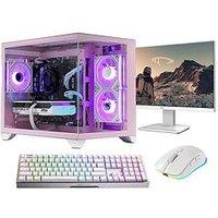 Stormforce Pixel Intel Core I5, 16Gb Ram, 1Tb Ssd, Geforce Rtx 5060, Gaming Desktop Bundle
