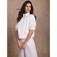 Mint Velvet Ivory Technical Jacket