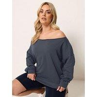Yours Curve Off The Shoulder Sweatshirt