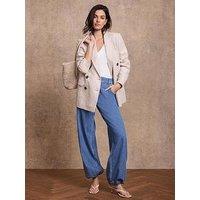 Mint Velvet Mid Indigo Soft Balloon Jeans - Blue