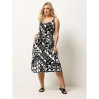 Yours Curve Throw On Beach Dress - Black