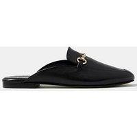 Mint Velvet Faye Backless Loafer - Black