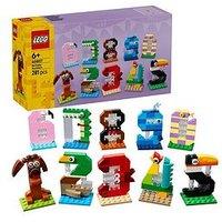 Lego Birthday Numbers Animal Decor 40807
