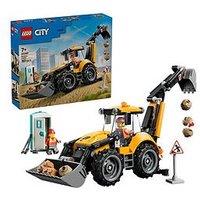 Lego City Yellow Backhoe Loader 60480