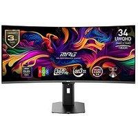 Msi Mpg 341Cqr Qd-Oled X36 34-Inch Uwqhd 360Hz 0.03Ms Adaptive-Sync Gaming Monitor