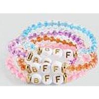 Mango Pack Of 4 Best Friends Bracelets - Pink