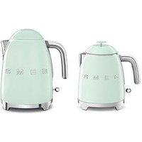 Smeg Retro Kettle, Anti-Slip, 0.8L, Auto Shut Off - Pastel Green