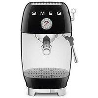 Smeg Espresso Coffee Machine With Cold Brew Function, Black