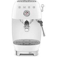 Smeg Espresso Coffee Machine With Cold Brew Function, White