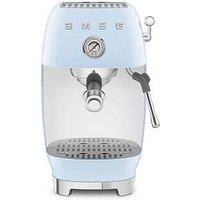 Smeg Espresso Coffee Machine With Cold Brew Function, Blue