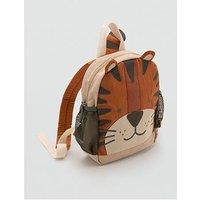 Mango Younger Boys Tiger Backpack - Beige