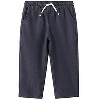 Mango Younger Boys Elasticated Waist Trousers - Navy