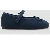 Mango Younger Girls Ballerina Shoes - Blue