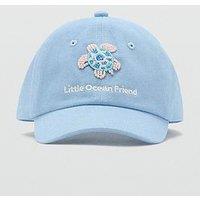 Mango Younger Girls Baseball Cap - Blue