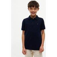 Tommy Hilfiger Boys Short Sleeve Polo Shirt - Navy