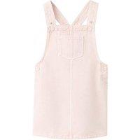 Mango Younger Girls Denim Pinafore Dress - Pink