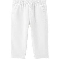 Mango Younger Boys Linen Mix Trousers - Light Cream