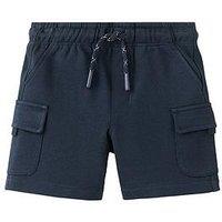 Mango Younger Boys Jersey Cargo Shorts - Navy