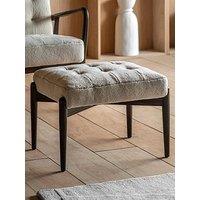 Gallery Direct Humber Faux Sheepskin Footstool