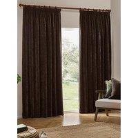 Yard Heavy Chenille Blackout Pencil Pleat Curtains