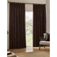 Furn Heavy Chenille Blackout Pencil Pleat Curtains
