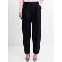 French Connection Barrel Leg Formal Trousers - Black