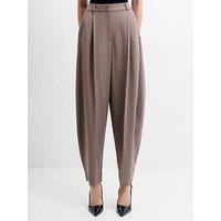 French Connection Tapered Trousers With Pleats