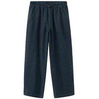 Mango Boys Elasticated Waist Trousers - Navy