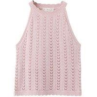 Mango Girls Knitted Vest - Pink