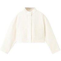 Mango Girls Denim Jacket - Cream