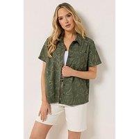 Long Tall Sally Tall Embroidered Floral Shirt