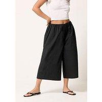 Pixiegirl Petite Poplin Culotte - Black