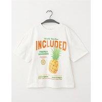 Mango Boys Fruit T-Shirt - Light Cream