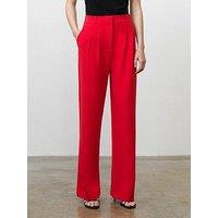 French Connection High Waisted Wide-Leg Tailored Trousers