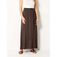 Long Tall Sally Maxi Skirt - Brown