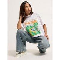 Pixiegirl Petite Paradise T-Shirt - White