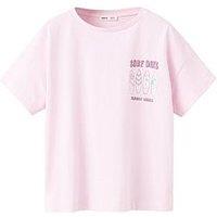 Mango Girls Surf Days Short Sleeve T-Shirt - Light Purple
