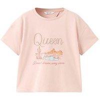 Mango Girls Rodeo Queen Short Sleeve T-Shirt - Pink